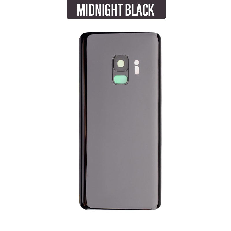 Back Glass Cover Replacement For Galaxy S9 - Midnight Black