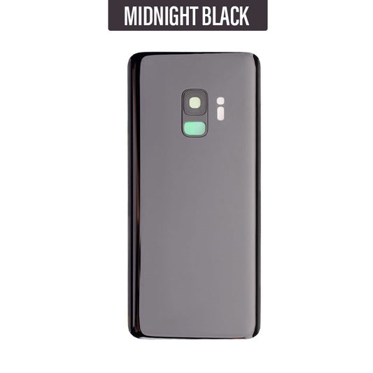 Back Glass Cover Replacement For Galaxy S9 - Midnight Black