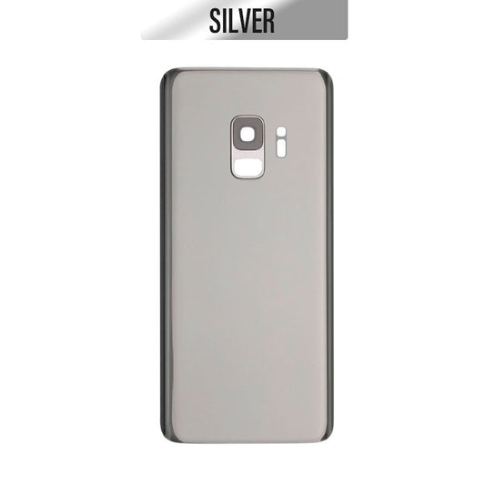 Back Glass Cover Replacement For Galaxy S9 - Silver