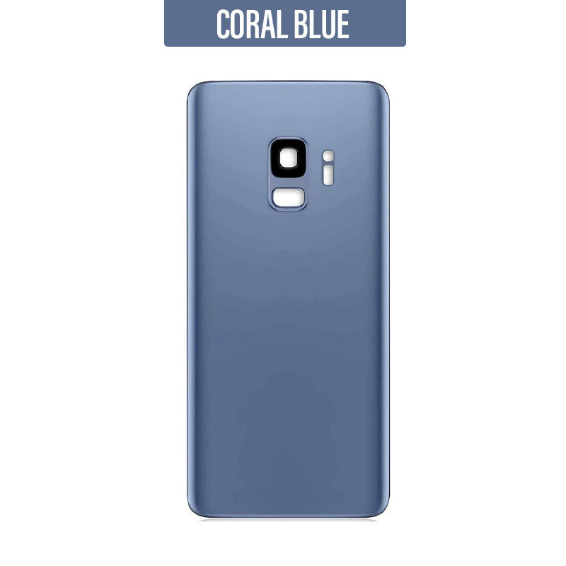 Back Glass Cover Replacement For Galaxy S9 - Coral Blue