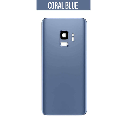 Back Glass Cover Replacement For Galaxy S9 - Coral Blue