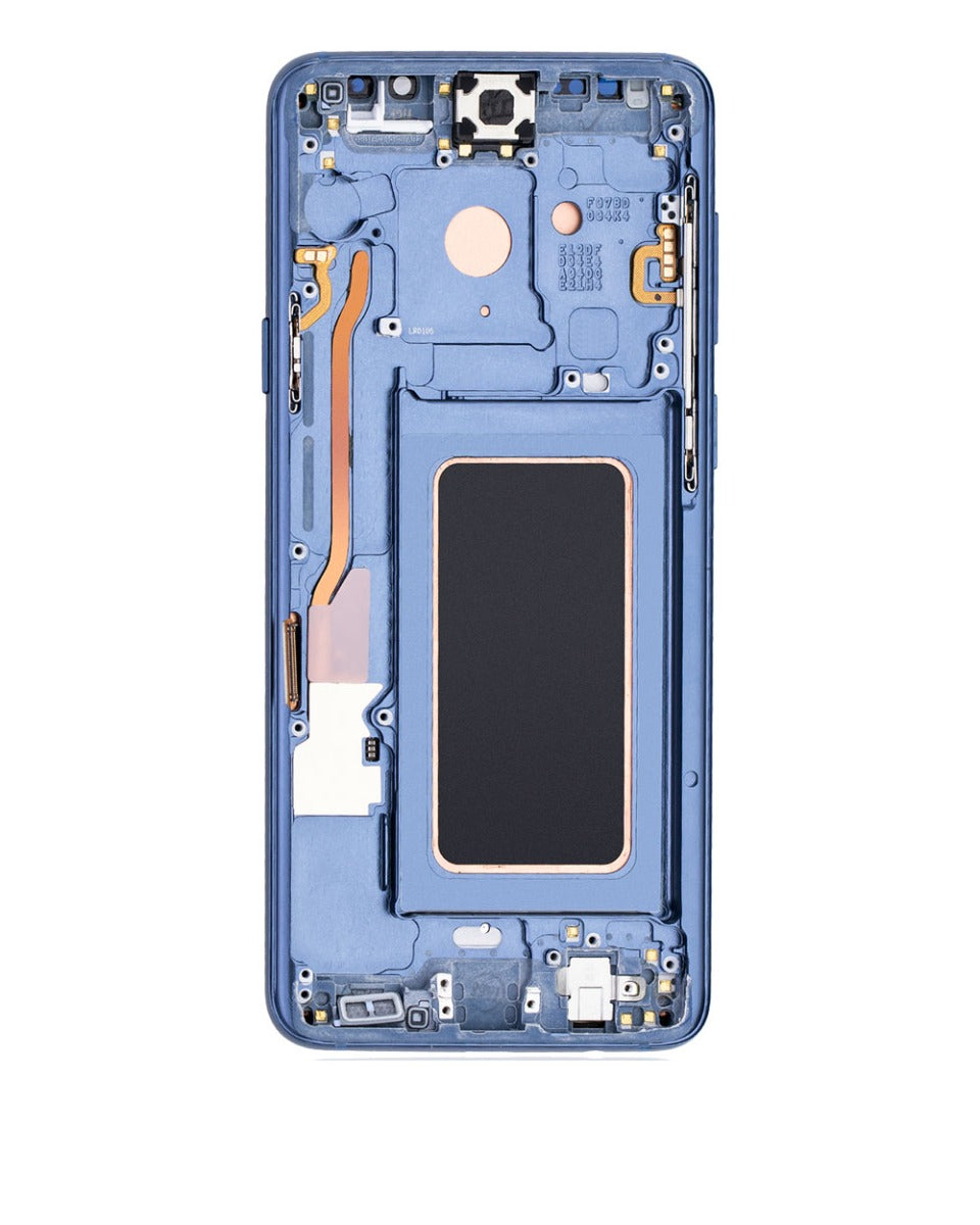 LCD Digitizer Screen Assembly With Frame Service Pack for Galaxy S9 Plus G965 - Coral Blue