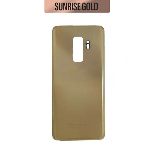 Back Battery Cover Glass Replacement for Galaxy S9 Plus G965 - Sunrise Gold
