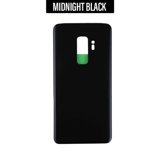 Back Battery Cover Glass Replacement for Galaxy S9 Plus G965 - Midnight Black