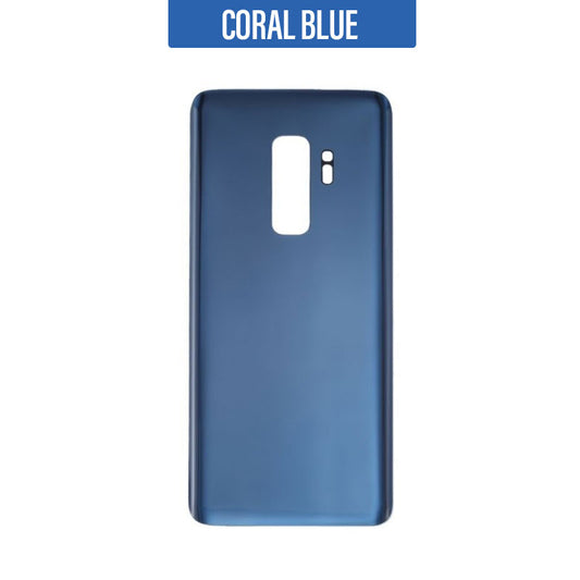 Back Battery Cover Glass Replacement for Galaxy S9 Plus G965 - Coral Blue