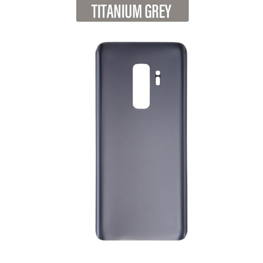 Back Battery Cover Glass Replacement for Galaxy S9 Plus G965 - Titanium Grey