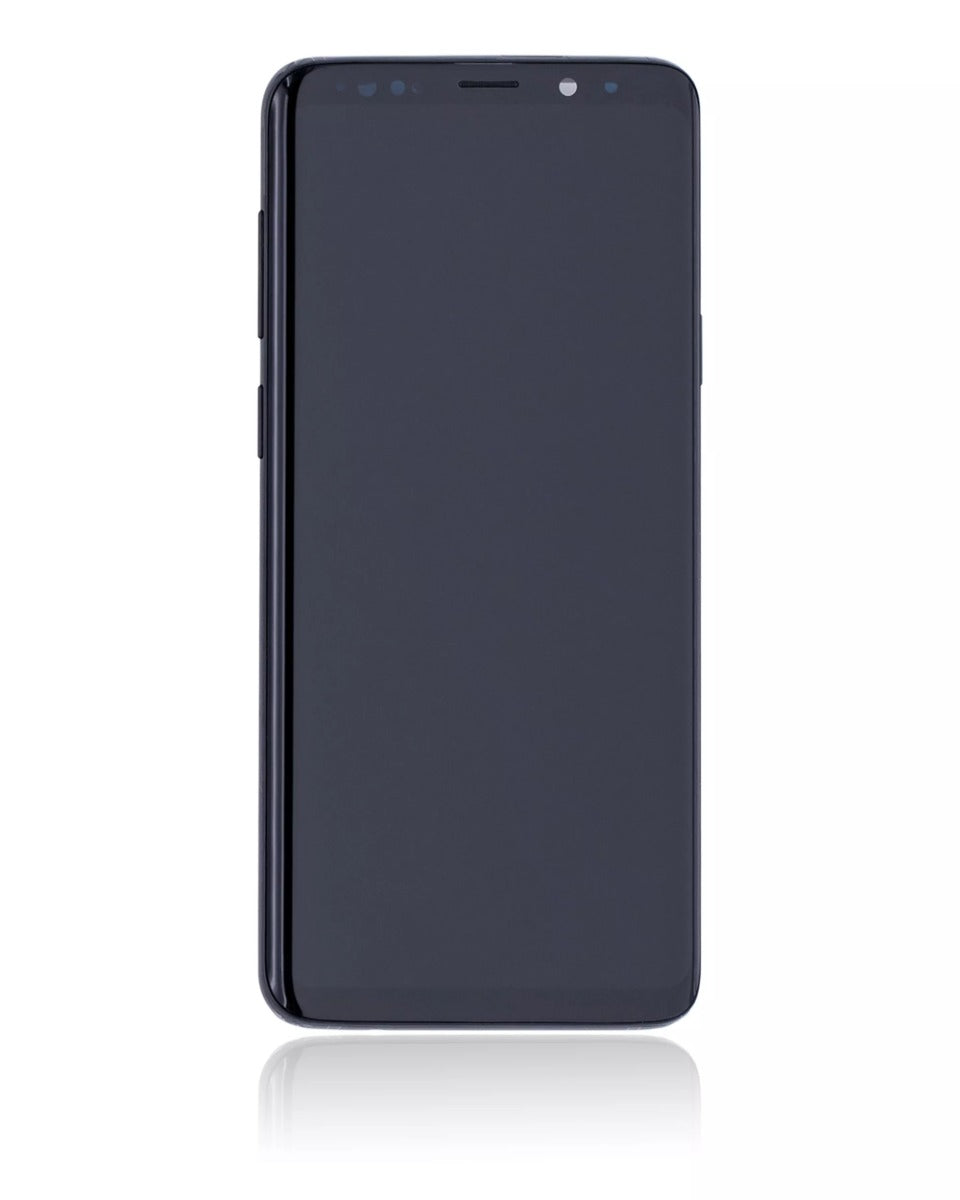 LCD Digitizer Screen Assembly With Frame (Refurbished) for Galaxy S9 Plus G965 - Black