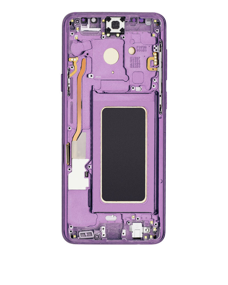 LCD Touch Screen Assembly with Frame For Galaxy S9 Plus - Lilac Purple  (Refurbished)