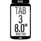 Digitizer Touch Screen For Galaxy Tab 3 8.0 T315 - Black