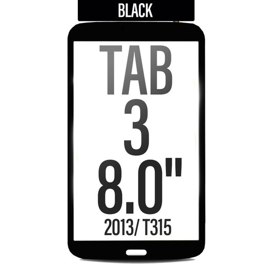 Digitizer Touch Screen For Galaxy Tab 3 8.0 T315 - Black