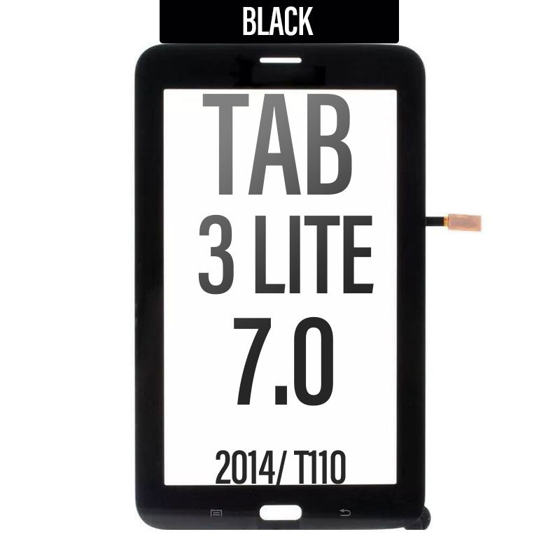 Touch Screen Digitzer For Galaxy Tab 3 Lite 7.0 T110 - Black
