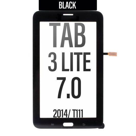 Touch Screen Digitzer For Galaxy Tab 3 Lite 7.0 T111 - Black