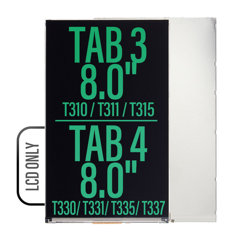 LCD Screen Replacement For Galaxy Tab 3 8.0/ Tab 4 8.0 (T310 / T311 / T315) / (T330 / T331 / T335 / T337)