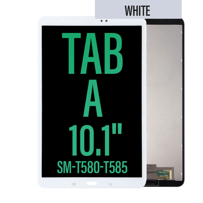 LCD Touch Screen Assembly For Galaxy Tab A 10.1 (2016) T580/ T585 - White