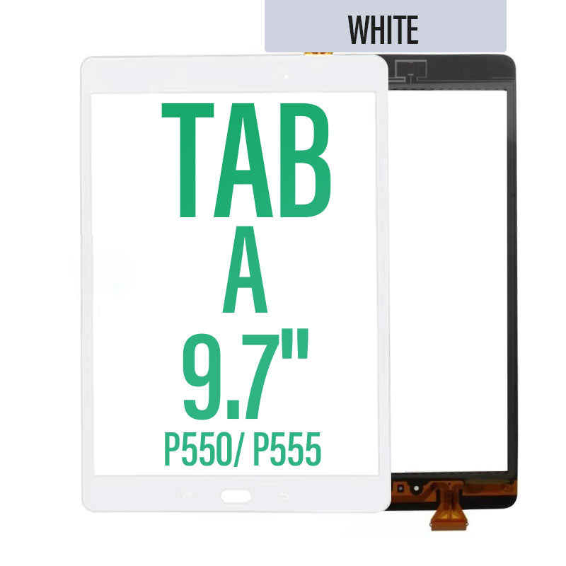 Touch Screen Digitzer For Galaxy Tab A 9.7 P550/ P555 - White