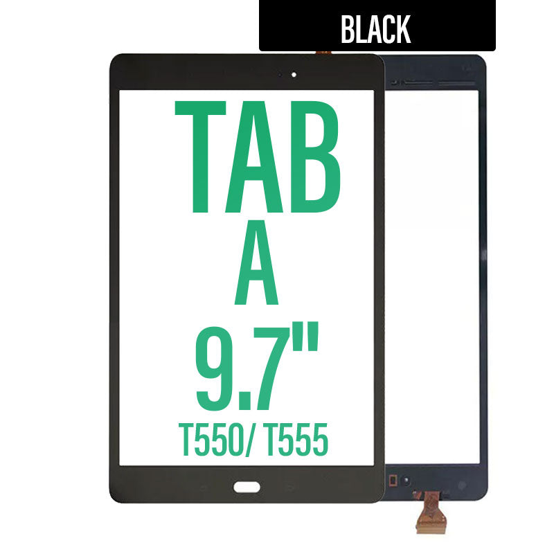 Touch Screen Digitzer For Galaxy Tab A 9.7 T550/ T555 - Black