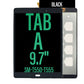 LCD Touch Screen Assembly For Galaxy Tab A 9.7 T550/ T555 - Black