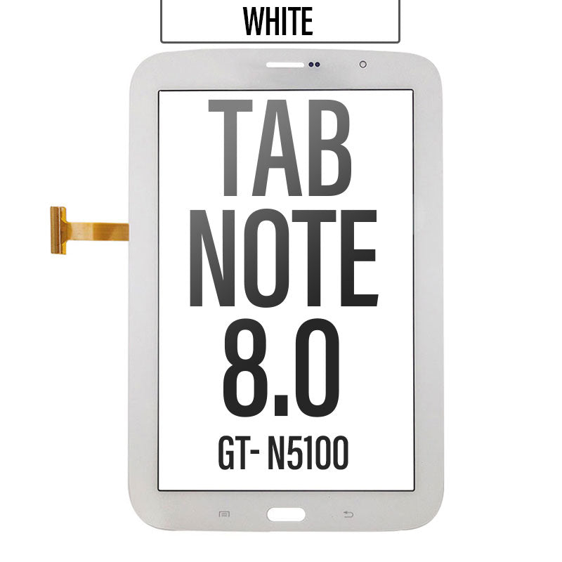 Touch Screen Digitzer For Galaxy Tab Note 8.0 N5100 - White