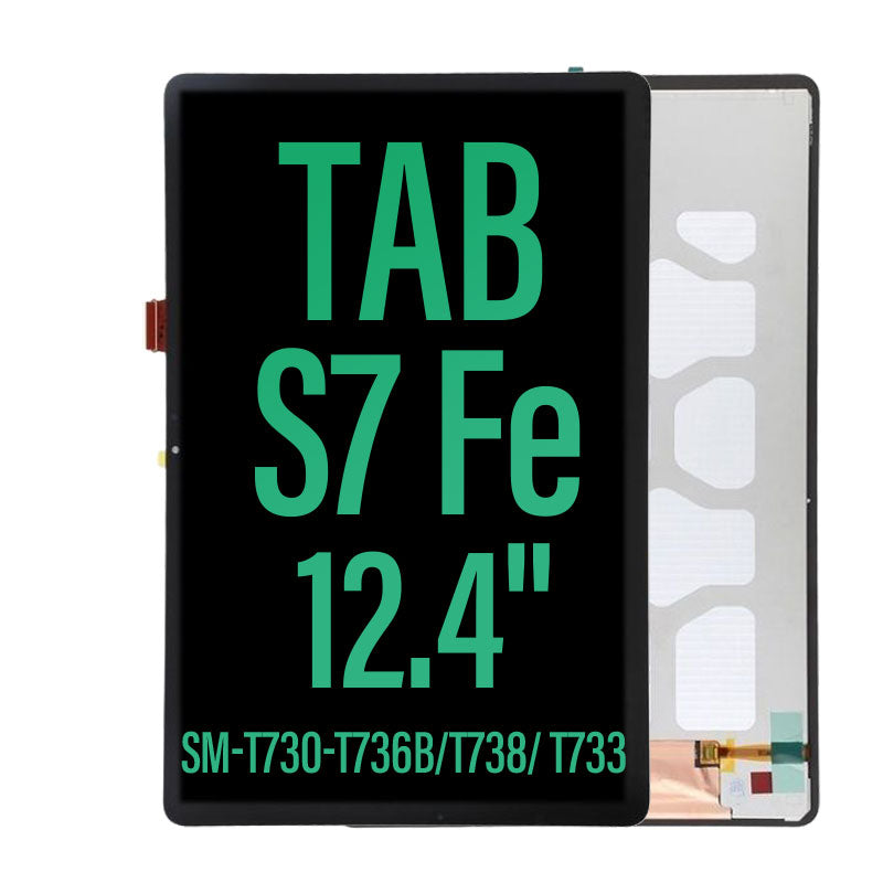 LCD Screen and Digitizer Full Assembly for Samsung Galaxy Tab S7 FE SM-T730 SM-T733 SM-T735 T736B