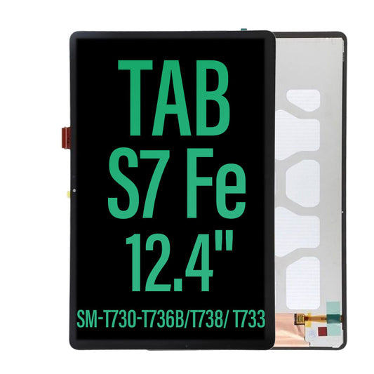 LCD Screen and Digitizer Full Assembly for Samsung Galaxy Tab S7 FE SM-T730 SM-T733 SM-T735 T736B