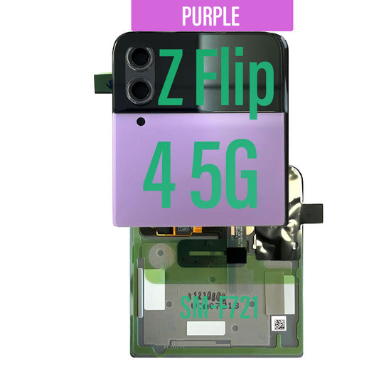 LCD Touch Screen Assembly For Galaxy Z Flip 4 OUTER- Purple