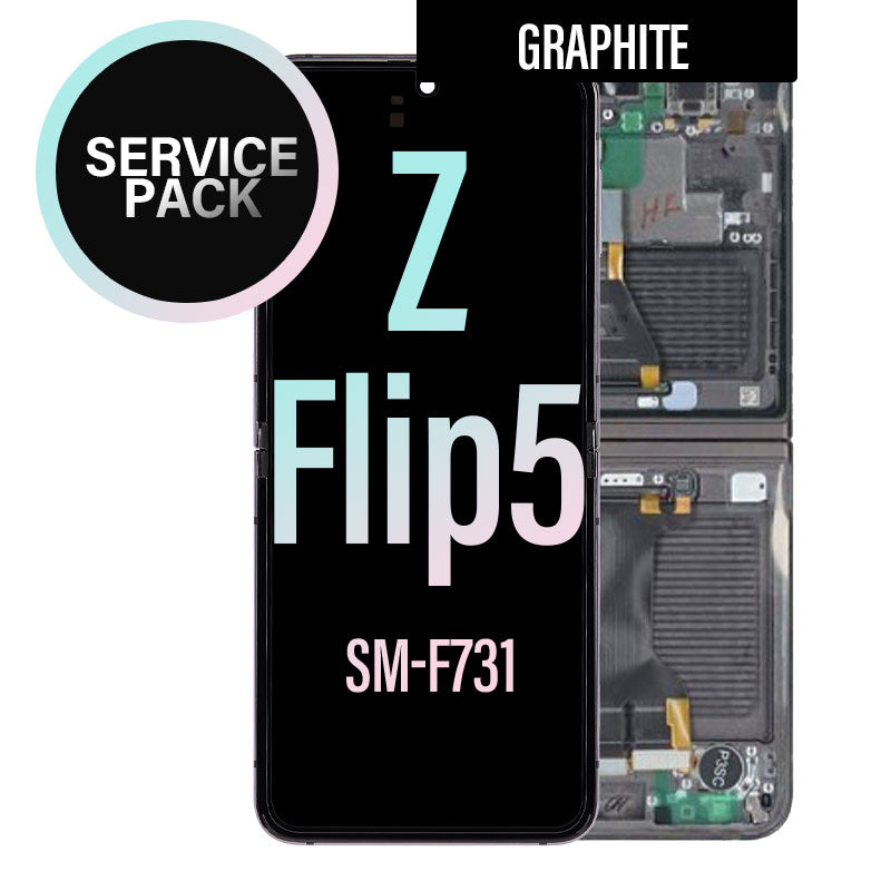 LCD Touch Screen Assembly For Galaxy Z Flip5 - Graphite