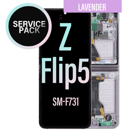 LCD Touch Screen Assembly For Galaxy Z Flip5 - Lavender