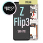 Complete LCD Touch Screen Assembly For Galaxy Z Flip3 5G - Cream