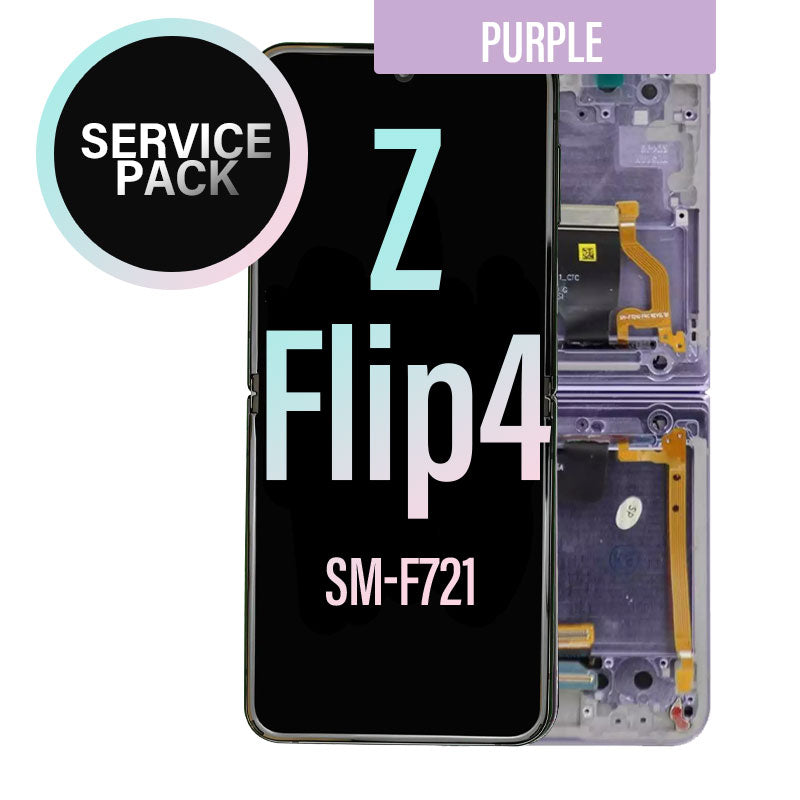 LCD Touch Screen Assembly For Galaxy Z Flip4 5G -Purple