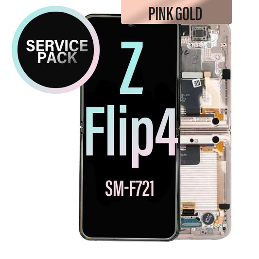 LCD Touch Screen Assembly For Galaxy Z Flip4 5G - Pink Gold