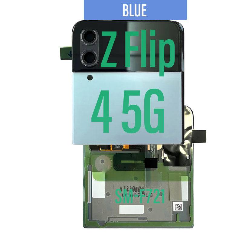 LCD Touch Screen Assembly For Galaxy Z Flip 4 OUTER- Blue