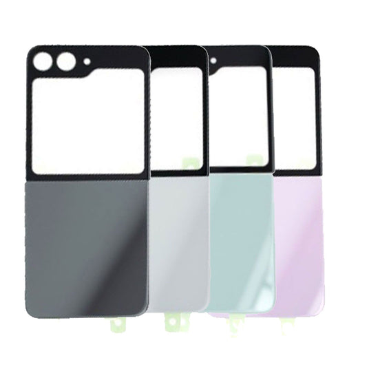 Back Glass Cover with Camera Lens For Galaxy Z Flip5