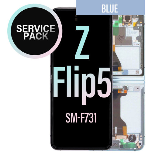 Screen Replacement Assembly For Galaxy Z Flip5 -Blue