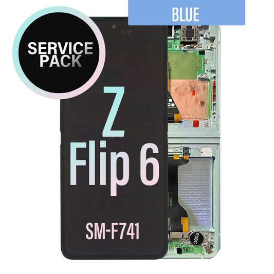 LCD Touch Screen Assembly (Main) For Galaxy Z Flip6 -Blue