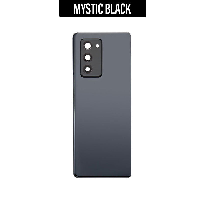 Back Glass Cover With Camera Lens For Galaxy Z Fold2 5G