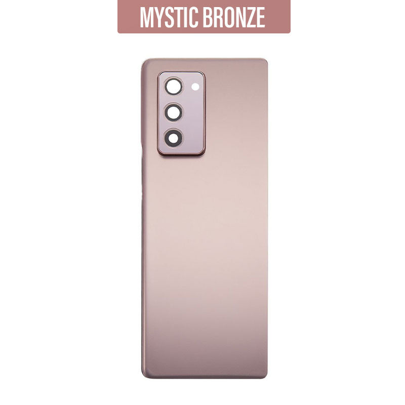 Back Glass Cover With Camera Lens For Galaxy Z Fold2 5G
