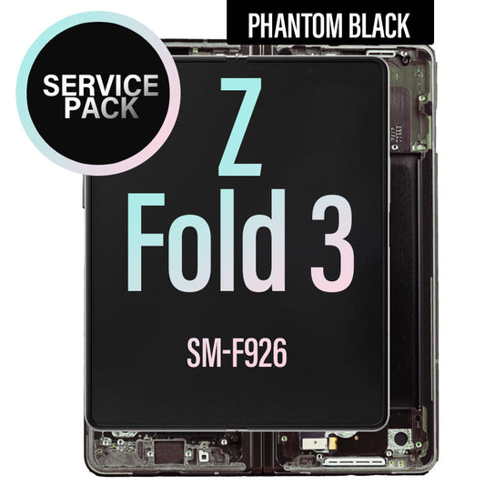 LCD Touch Screen Assembly Complete For Galaxy Z Fold3 5G - Phantom Black