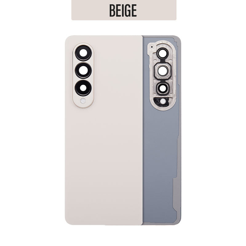 Back Glass Cover With Camera Lens For Galaxy Z Fold4 5G