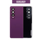 Back Glass Cover With Camera Lens For Galaxy Z Fold4 5G