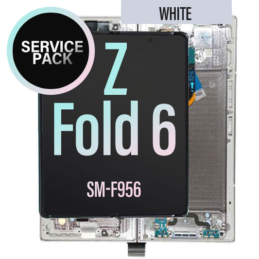 LCD Touch Screen Assembly Complete For Galaxy Z Fold6 - White