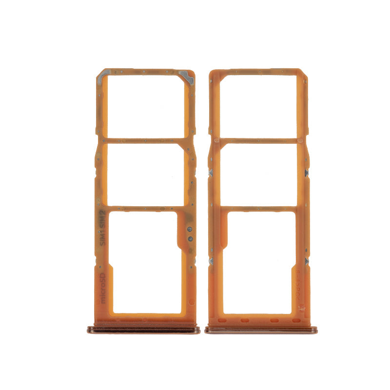 Dual Sim Tray Replacement for Galaxy A20 / A30 /A50 / A70 - Orange