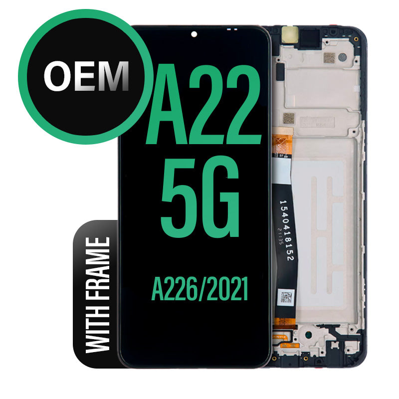 OEM LCD Touch Screen with Frame For Galaxy A22 5G 2021 A226