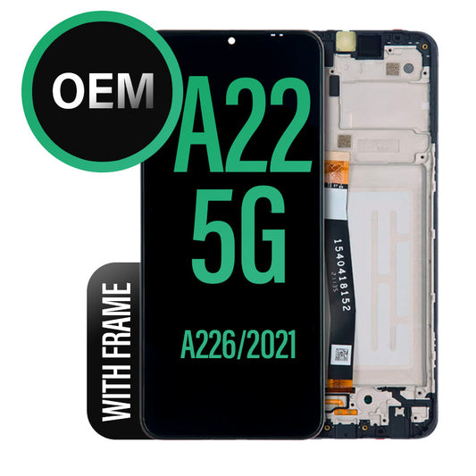 OEM LCD Touch Screen with Frame For Galaxy A22 5G 2021 A226