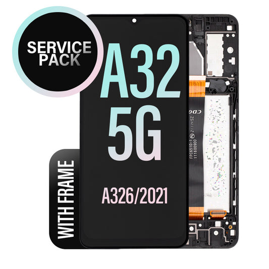 LCD Digitizer Screen Assembly with Frame Service Pack for Galaxy A32 5G 2021 A326
