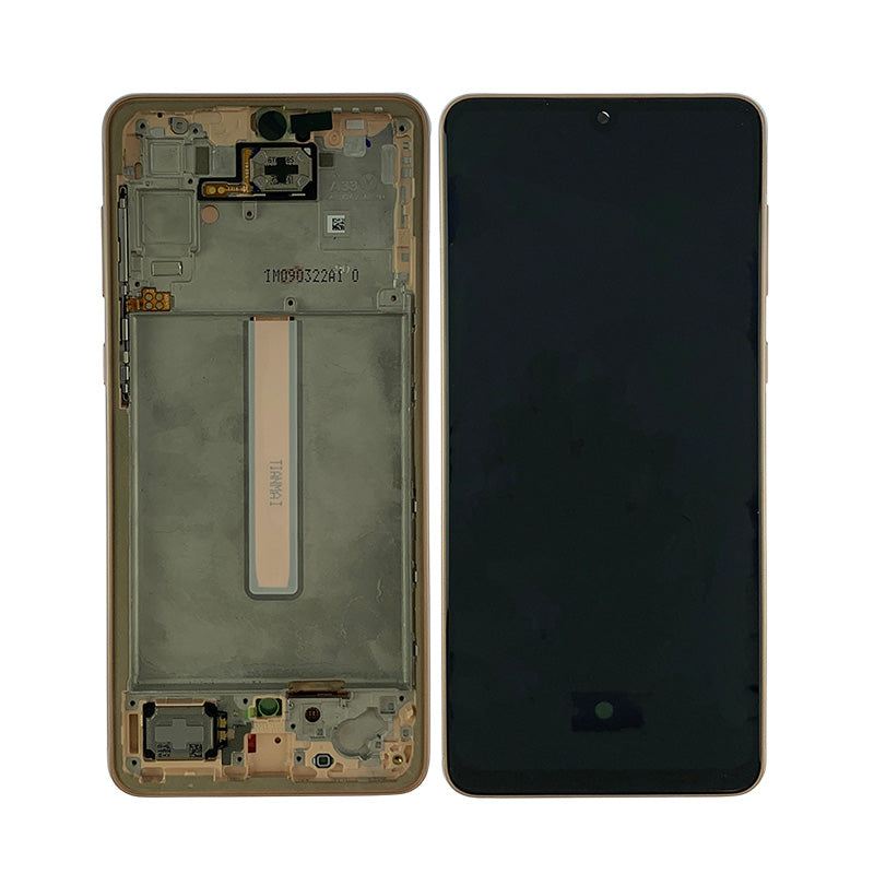 LCD Digitizer Screen Assembly with Frame Service Pack for Galaxy A33 5G 2022 A336- Peach