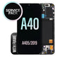LCD Digitizer Screen Assembly with Frame Service Pack for Galaxy A40 2019 A405