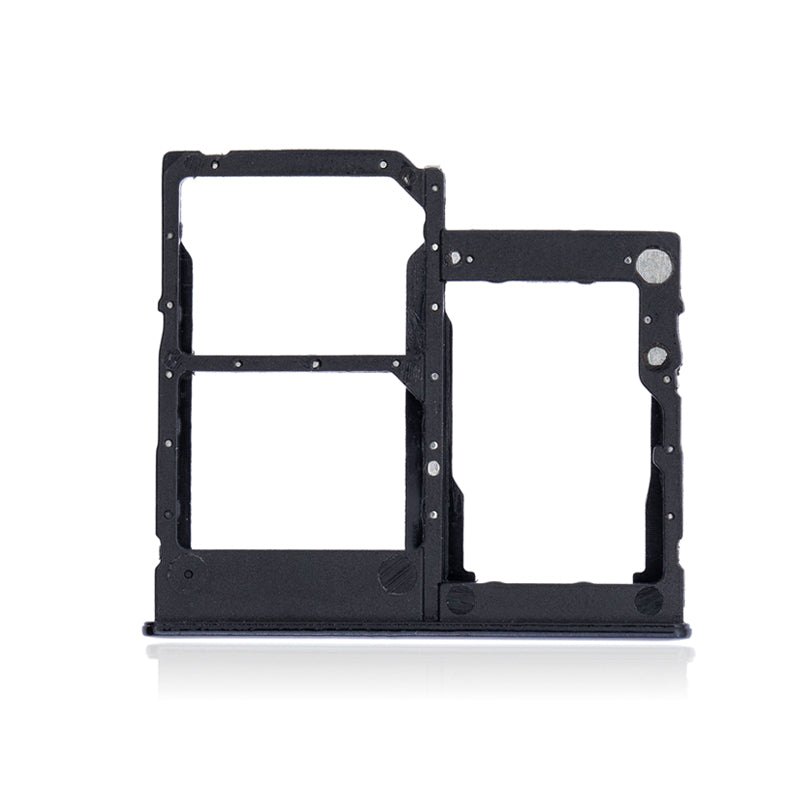 Sim/ Memory Card Tray for Galaxy A41 2020 A415- (Dual Sim)-Black