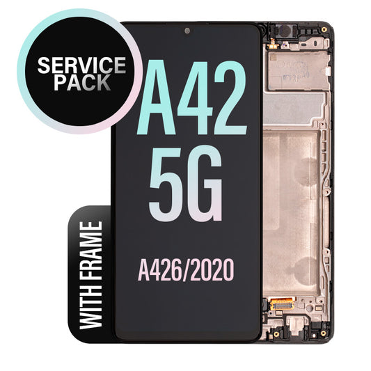 LCD Digitizer Screen Assembly with Frame Service Pack for Galaxy A42 5G A426