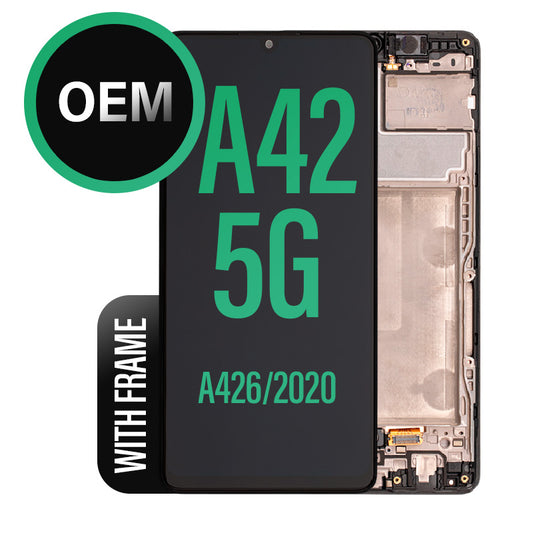 OEM LCD Touch Screen Assembly with Frame for Galaxy A42 5G A426