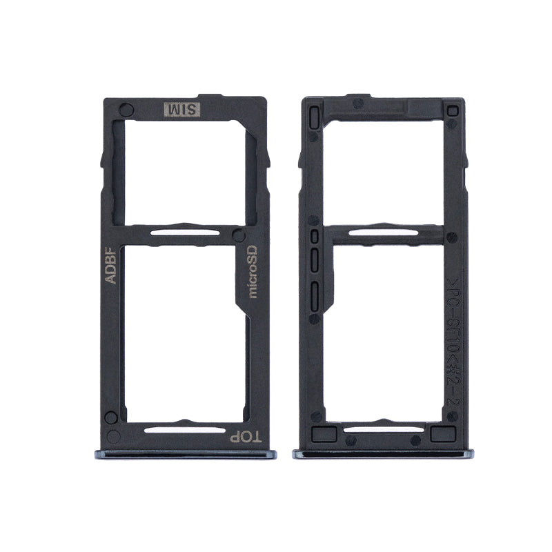 Sim/ Memory Card Tray Replacement for Galaxy A42 A426- Prism Dot Black